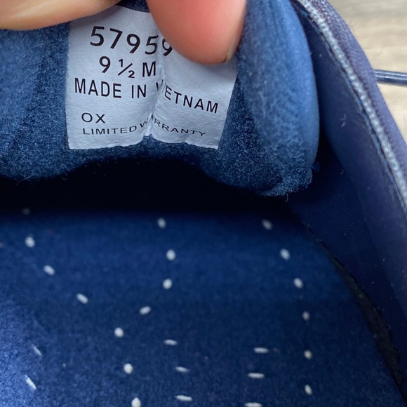 FootJoy Traditions Mens Golf Shoes Size 9.5 White Navy Pink Spiked Saddle 57921 - Picture 4 of 10